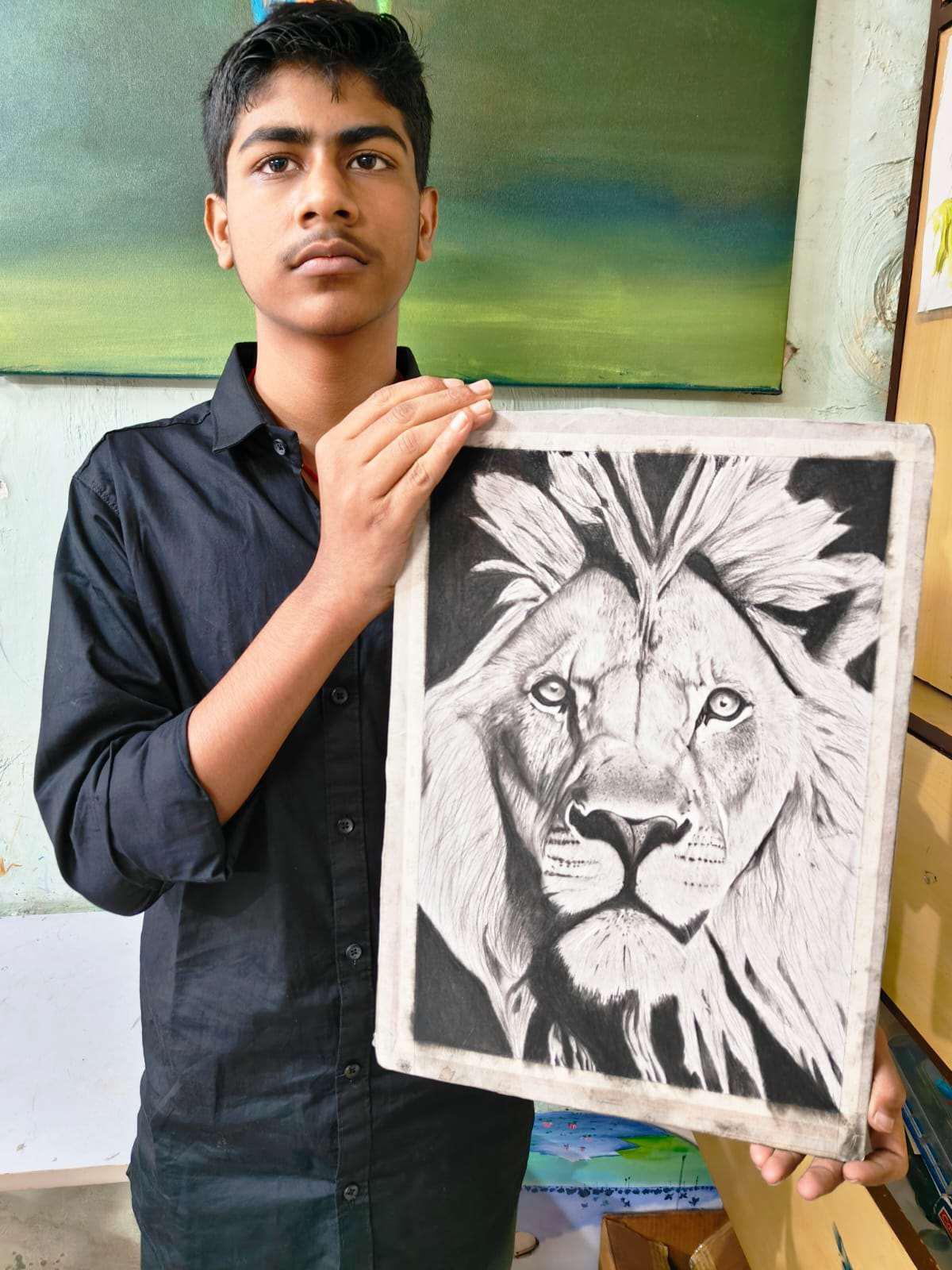 Charcoal Painting